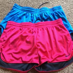 2 Nike Dri-Fit shorts